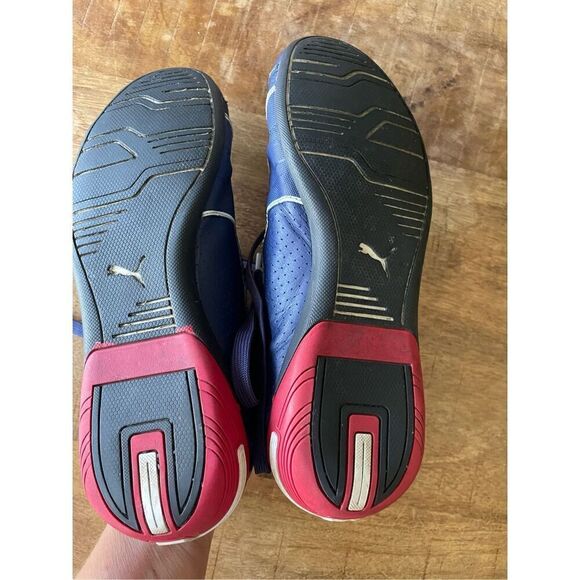 Puma Nyter BMW Leather   Men’s Navy Blue Red Driving Speed Cat Size  6.5 Shoes - Picture 7 of 7